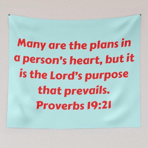 Item preview, Bible Verse Proverbs 19:21 designed and sold by Prayingwarrior.