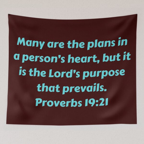 Item preview, Bible Verse Proverbs 19:21 designed and sold by Prayingwarrior.