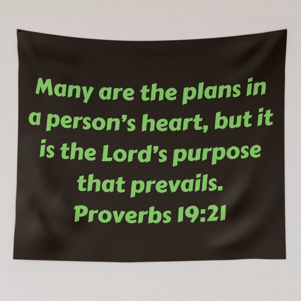Item preview, Bible Verse Proverbs 19:21 designed and sold by Prayingwarrior.