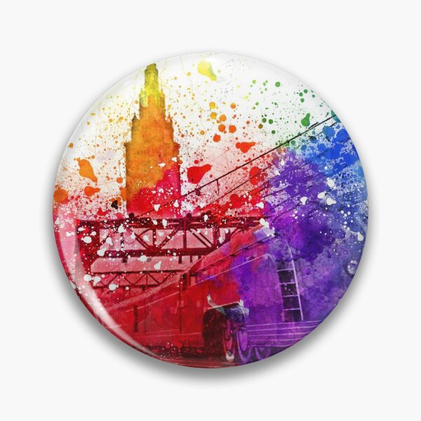 Item preview, Cleveland Ohio 1930s Mercury Train Home Decor Terminal Tower Train T-shirt Mugs Canvas cup pillow beach tote bag  Abstract designed and sold by Rockwpapart.