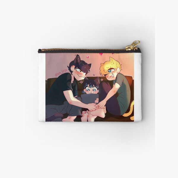 Item preview, Yoonmin chilling on the couch with their daughter (cat parent au) designed and sold by Beatrixyarritu.