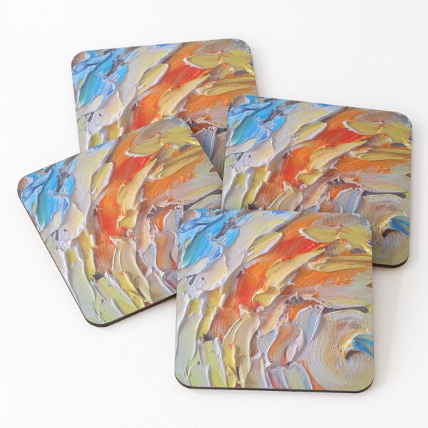 Item preview, Impasto oil abstract pallete knife 3 designed and sold by Barhavin.