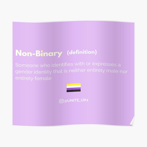 definition-of-non-binary-poster-for-sale-by-creepygirl1010-redbubble