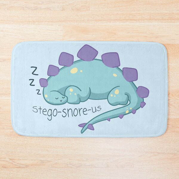 Item preview, Stego-Snore-us - Dinosaur Graphic and Text pun- Blue/Purple Colour  designed and sold by HJacka.