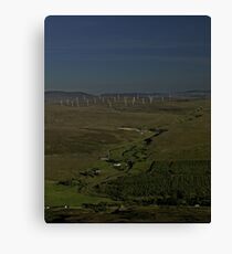 Wind Farms on Inishowen Peninsula Canvas Print