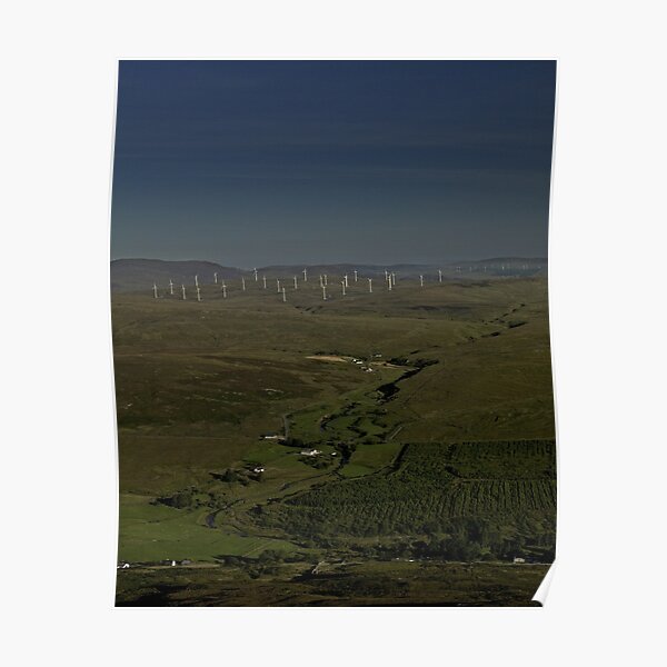 Wind Farms on Inishowen Peninsula Poster