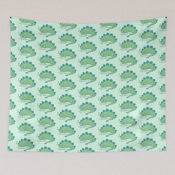 Item preview, Stego-Snore-us - Dinosaur Graphic and Text pun- Green/Blue Colour  designed and sold by HJacka.