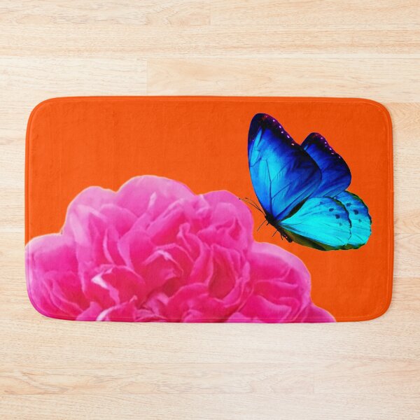 Item preview, Pink Peony roses with orange background are the most beautiful flower in the world designed and sold by SueKnox.
