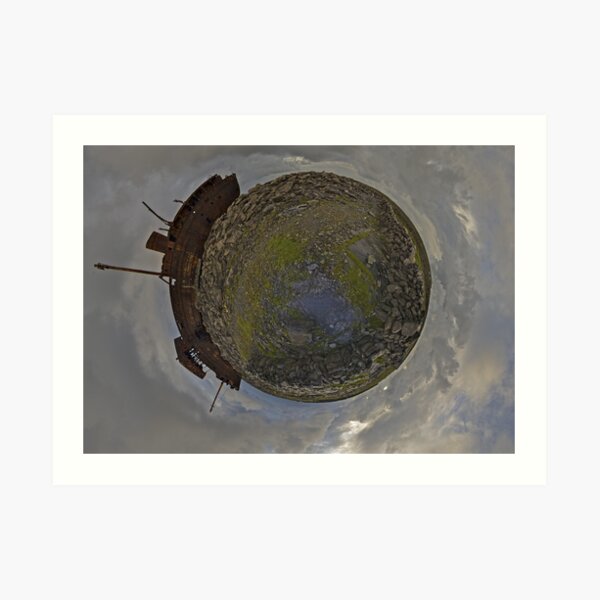 The Plassey Wreck, Inisheer Art Print