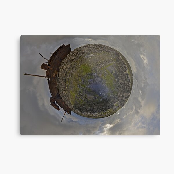 The Plassey Wreck, Inisheer Metal Print