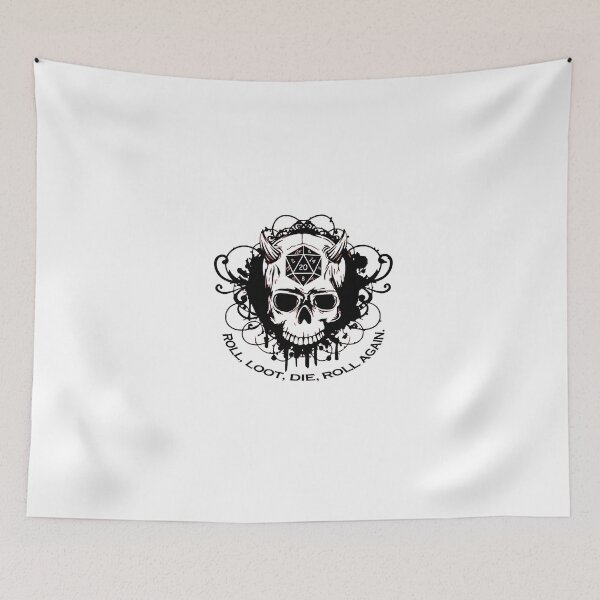 Item preview, Roll, loot, die, repeat Dungeons and Dragons  designed and sold by nAslan21.