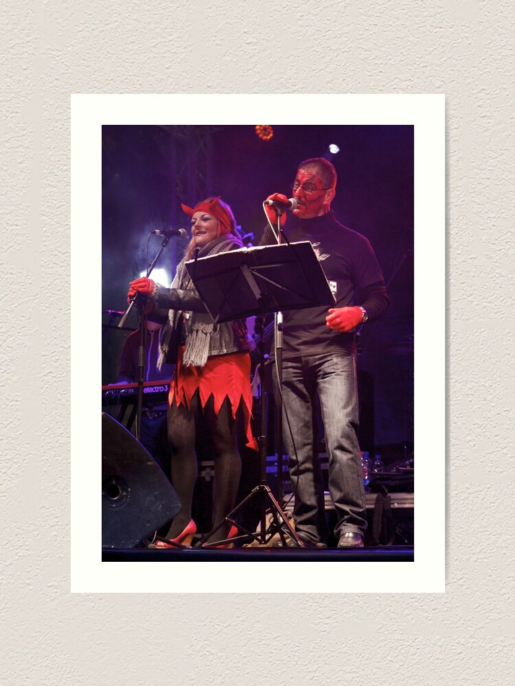 Alternate view of Live Music - Haloween 2012, Derry Art Print