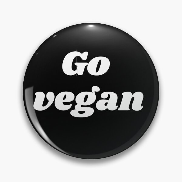 Item preview, Go vegan designed and sold by TheOnionPatch.