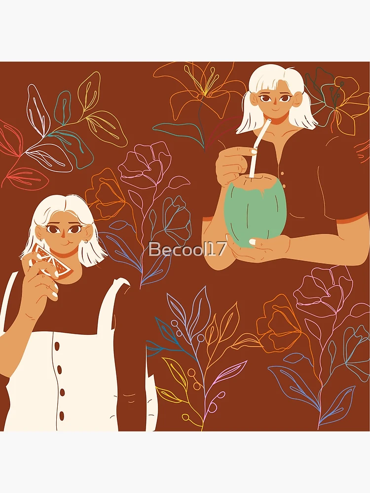 Thumbnail 4 of 4, Clock, Tropical designed and sold by Becool17.