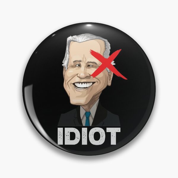 Item preview, Biden Is An Idiot Meme designed and sold by designbychow.