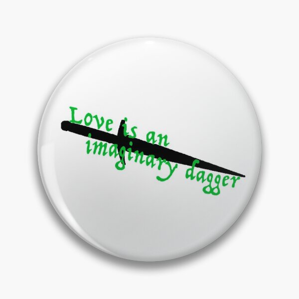 Item preview, Love is an imaginary dagger designed and sold by TheRealMitchV.