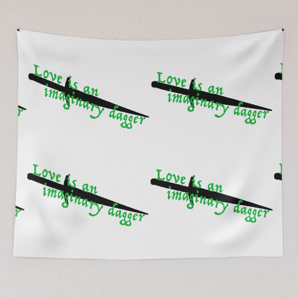 Item preview, Love is an imaginary dagger designed and sold by TheRealMitchV.