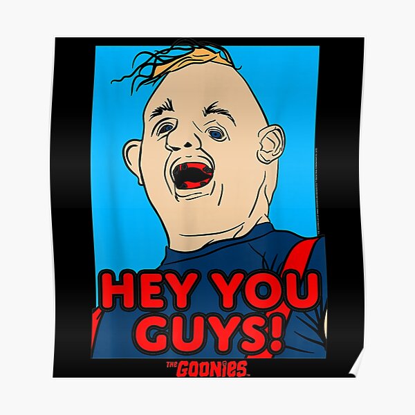Posters Goonies Sloth Redbubble