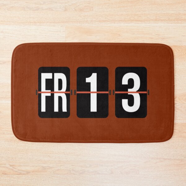 Item preview, friday 13, black flip score board flat vector illustration designed and sold by Arindamritu.