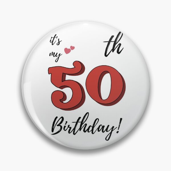 Item preview, It's My 50th Birthday quote designed and sold by WayneTower.