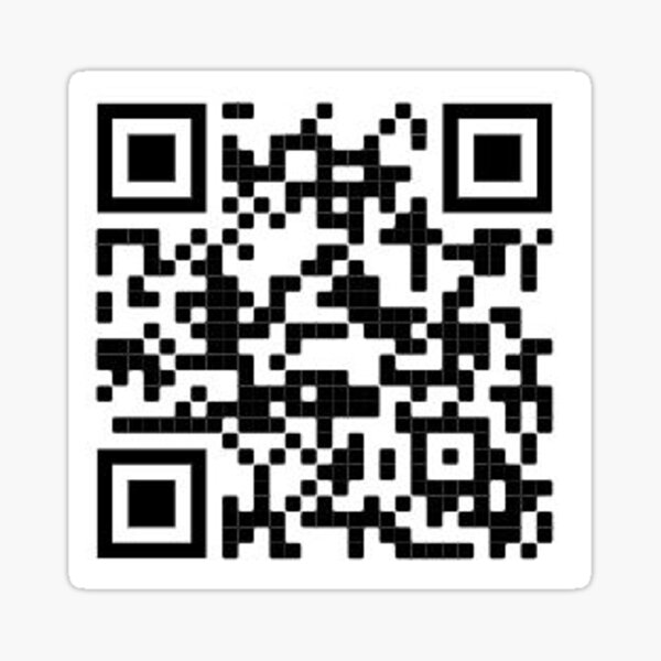 Rick Roll GIF QR Code - Rick Roll - Magnet