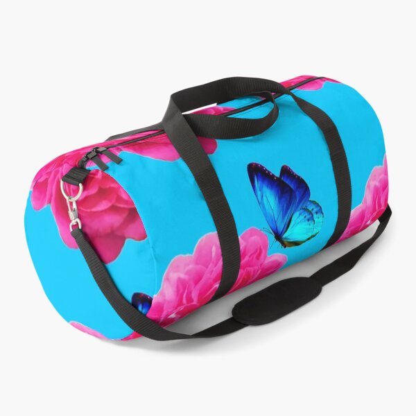 Item preview, Pink Peony roses with sky blue background are the most beautiful flower in the world designed and sold by SueKnox.