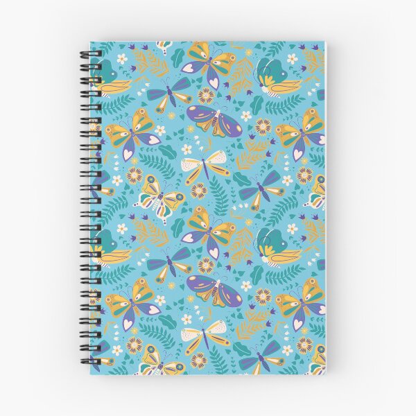 Item preview, pattern with butterflies and flowers designed and sold by burbura.