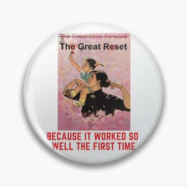 Item preview, The Great Leap Forward Into The Great Reset designed and sold by Bravenewnormal.