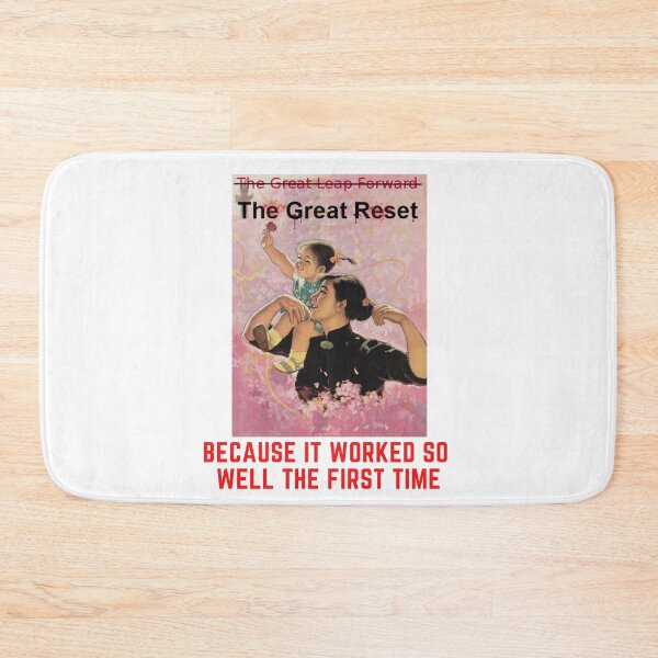 Item preview, The Great Leap Forward Into The Great Reset designed and sold by Bravenewnormal.
