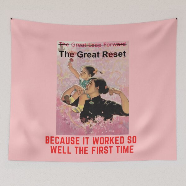 Item preview, The Great Leap Forward Into The Great Reset designed and sold by Bravenewnormal.