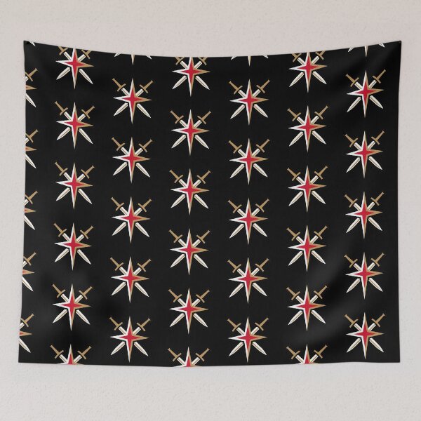 Item preview, Swords Star - Traditional - Vegas - Black background  designed and sold by VegasKnights.