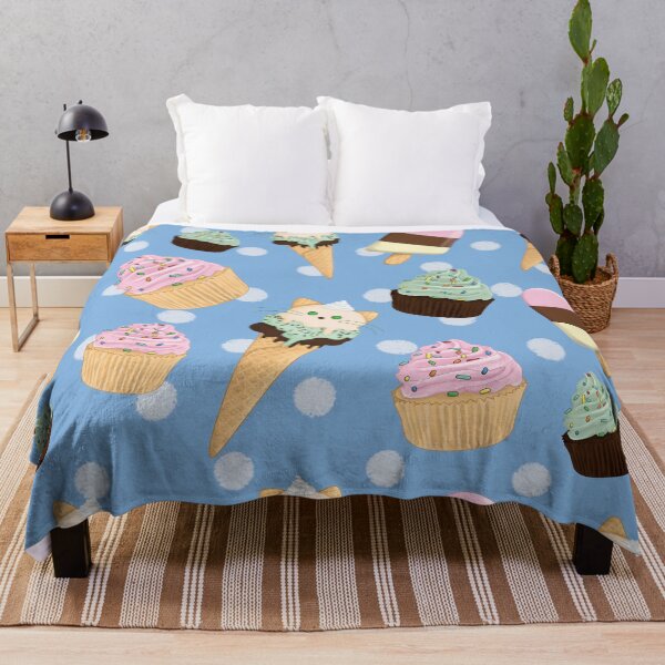 Item preview, Ice cream and Cupcakes in Sky Blue designed and sold by nintendolover13.