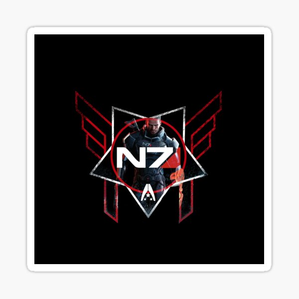 Vista previa del artículo con la obra «N7 Emblema Mass Effect 3», diseñado y vendido por Dessylintang33.