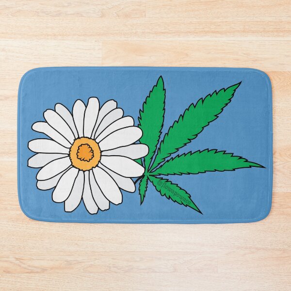 Item preview, Daisy with Hemp Leaf / Pot leaf designed and sold by FlowaPowaCo.