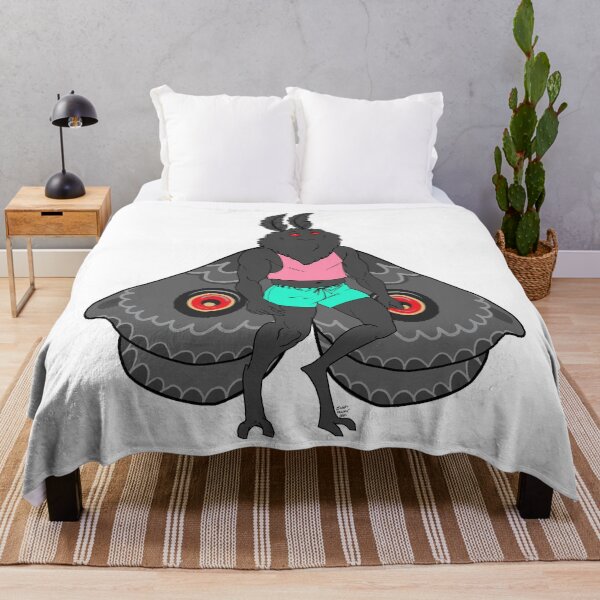 Item preview, Happy Gym Bunny Mothman designed and sold by stephpotterart.