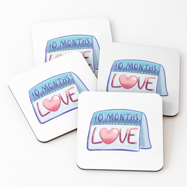 Item preview, 10 Months Song Lyrics Logo designed and sold by starl03t25.