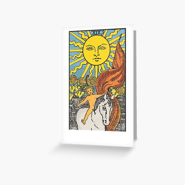 Vista previa del artículo con la obra «El sol - Rider Waite Smith tarot», diseñado y vendido por natekelly.