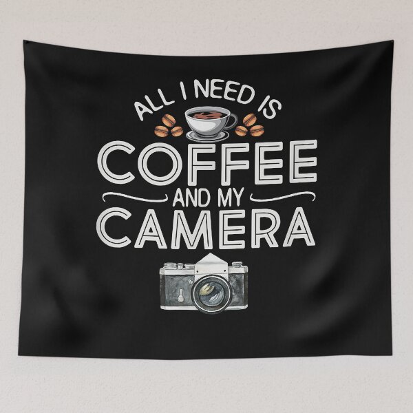 Item preview, All I Need Is Coffee And My Camera - Photographer Gift designed and sold by begin-again.