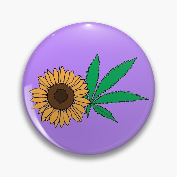 Item preview, Sunflower with Hemp Leaf / Pot leaf designed and sold by FlowaPowaCo.