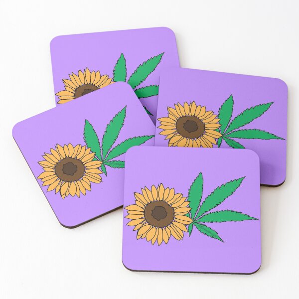 Item preview, Sunflower with Hemp Leaf / Pot leaf designed and sold by FlowaPowaCo.
