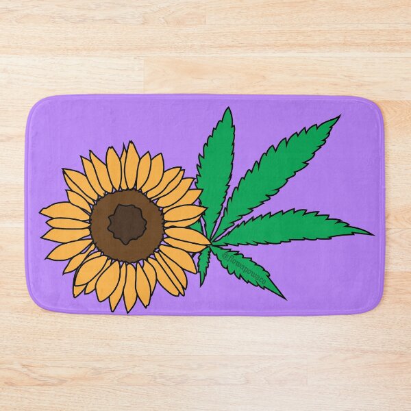 Item preview, Sunflower with Hemp Leaf / Pot leaf designed and sold by FlowaPowaCo.
