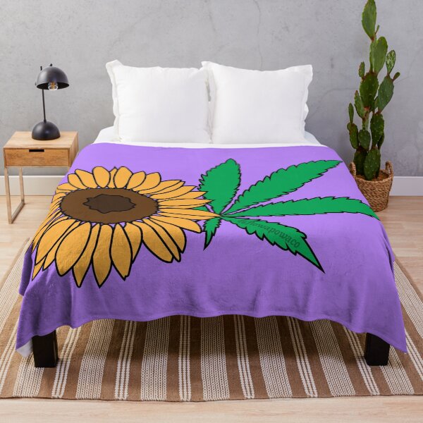 Item preview, Sunflower with Hemp Leaf / Pot leaf designed and sold by FlowaPowaCo.