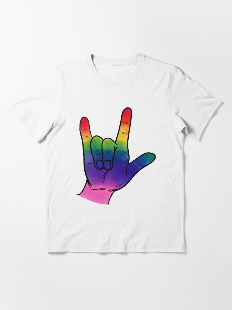 asl pride shirt