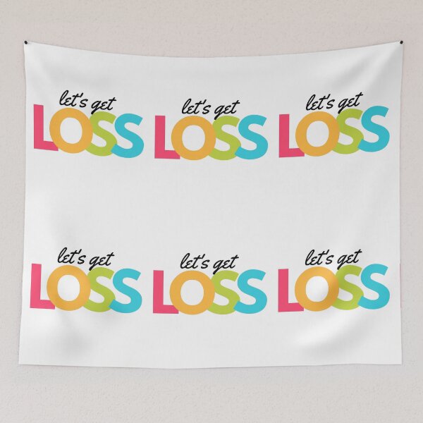 Item preview, Lets Get Loss artwork1 (black) designed and sold by TraderShirts.