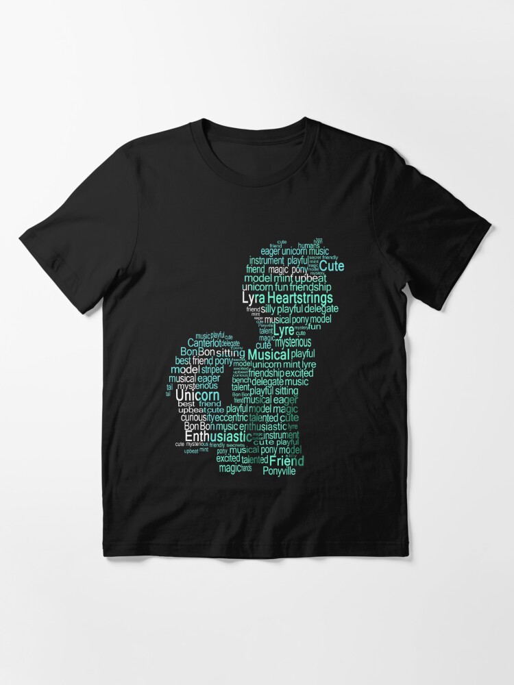 My Little Pony - Lyra Heartstrings Typography Graphic T-Shirt