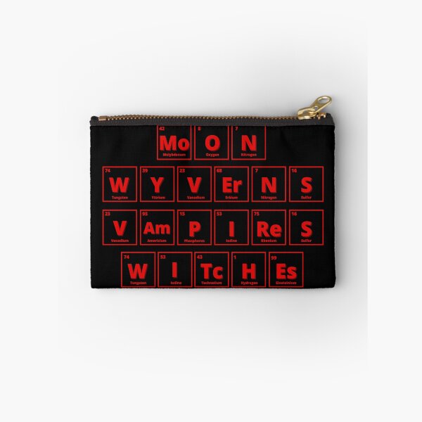 Item preview, Moon Wyverns Vampires Witches In Periodic Table Elements designed and sold by Crafty-Mornings.