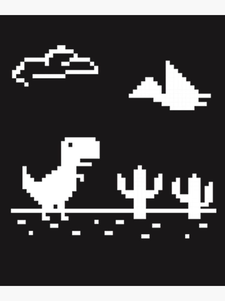 Offline dinosaur game cactus but its better pixel art