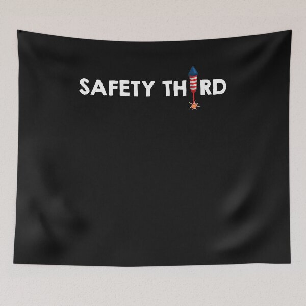 Item preview, 4th of July Patriotic fireworks firecrackers Safety Third designed and sold by hanneloreguzon.