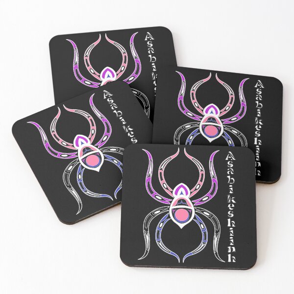 Item preview, Asabikeshiinh (spider) Genderfluid Pride designed and sold by KendraHowland.