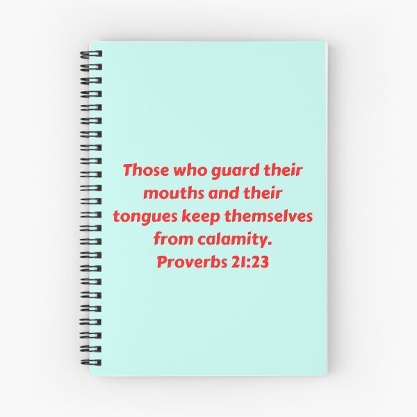 Artikelvorschau, Bible Verse Proverbs 21:23 entworfen und verkauft von Prayingwarrior.